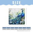 thumbnail image 2 of 16 Inch Wall Clock Battery Operated Square Clock Decorative for Office, Kitchen, Outdoor, Living Room，Vintage Peacock Blue Style, 2 of 4