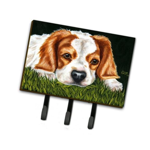 Carolines Treasures AMB1395TH68 Cavalier Spaniel in the Grass Leash or Key Holder Triple multicolor