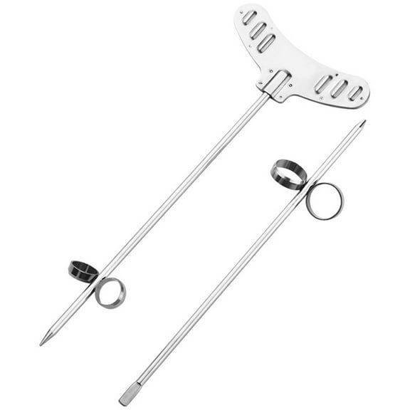 HINTRMENT Unique Kitchen Tool 2Pcs Silver Spiral Screw Slicer For Curly Cutting In Cooking