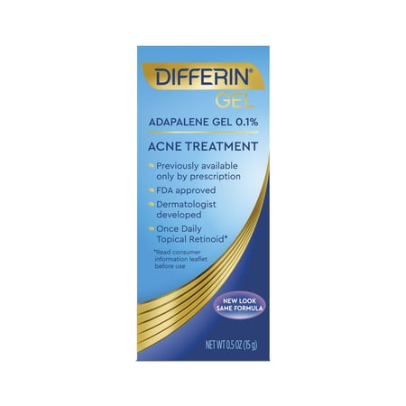 Differin Adapalene Gel Acne Treatment, 0.5oz