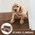 thumbnail image 3 of HINTRMENT Indoor Dark Grey Dog Ladder with Wear Resistant Material for Small and Elderly Pets, 3 of 6