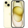 thumbnail image 1 of Refurbished Apple iPhone 15 - 128GB – Yellow – 48MP Dual Rear & 12MP Front Camera - Fully Unlocked Smartphone - Excellent Condition, 1 of 10