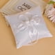 thumbnail image 5 of Cojín para anillos de boda, con flores de novia, perlas y cinta decorada., 5 of 7