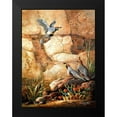 thumbnail image 2 of Lee, James 15x18 Black Modern Framed Museum Art Print Titled - Three Quails, 2 of 5