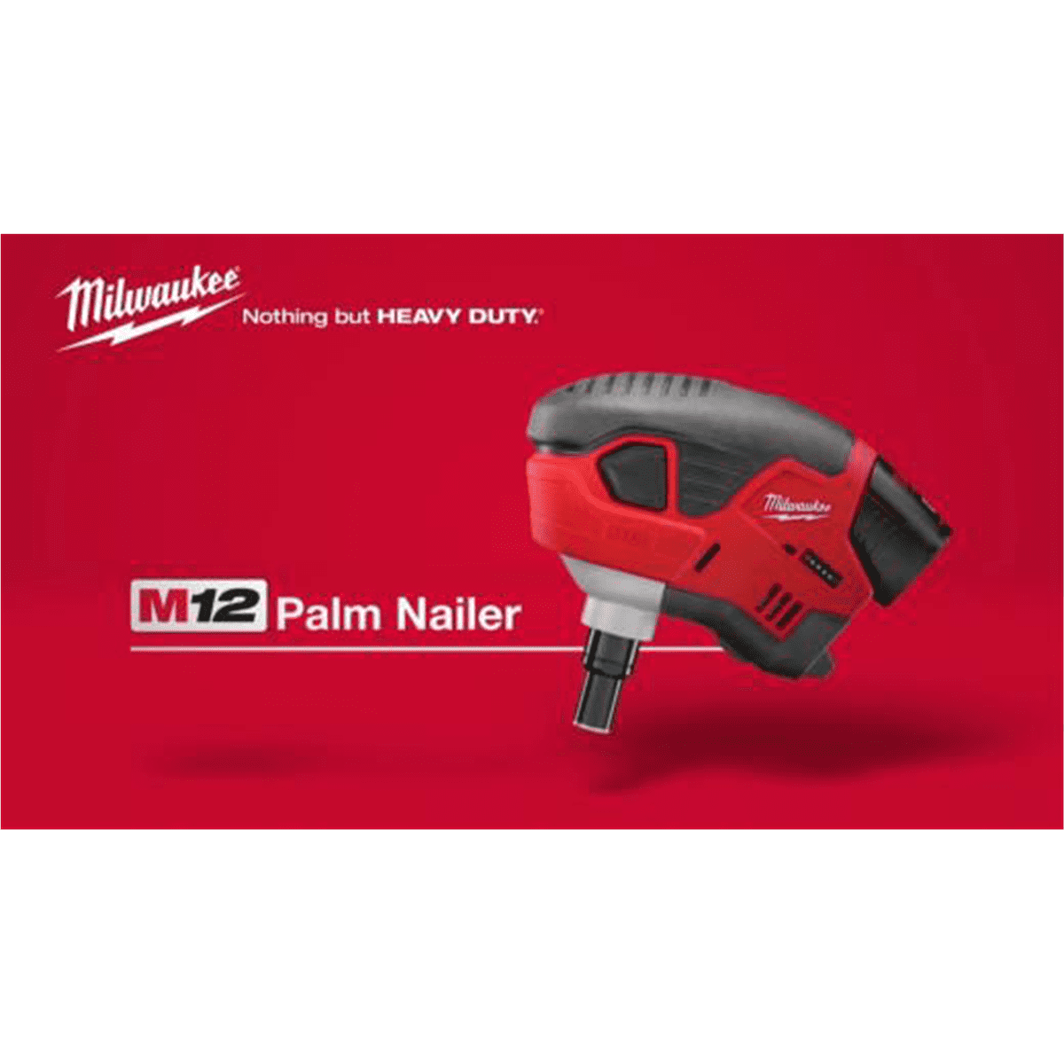 Milwaukee m12 palm nailer hotsell