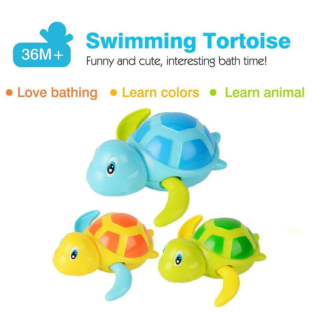 Swimming Wind up Turtle Animal Toy Kids Baby Children Pool Bath Time Toys HS3 