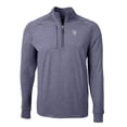 thumbnail image 2 of Men's Cutter & Buck  Heather Navy Scranton Wilkes-Barre RailRiders Adapt Eco Knit Heather Big & Tall Quarter-Zip, 2 of 3