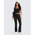 thumbnail image 3 of CRZ YOGA Butterluxe Flare Leggings 33.5" High Waist Bootcut Wide Leg Lounge Womens Yoga Pants, 3 of 8