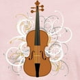 thumbnail image 3 of CafePress - Violin Swirls (For Dark Colo Women's Light T Shirt - Women's Classic T-Shirt, 3 of 4