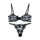 thumbnail image 5 of Ropa interior sexy para mujer, sujetador de malla con perspectiva hueca, ropa interior sexy, traje ultrafino, 5 of 5