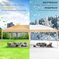 thumbnail image 5 of SANOPY 10' x 20' Pop Up Canopy Tent, Instant Outdoor Party Canopy, Straight Leg Shelter, Adjustable Height Waterproof Gazebo with Carrying Bag for Party Wedding Picnic Tent, 5 of 11