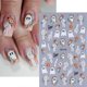 thumbnail image 1 of Halloween Nail Stickers Cute Ghost and Skeleton Self Adhesive Thin Durable Halloween Nail Art Decals, 1 of 2
