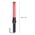 thumbnail image 2 of 16in Traffic LED Light, High Visibility Portable Traffic Control Wand for Parking Car Directing Red, Traffic Wand,Traffic Light, 2 of 7