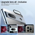 thumbnail image 2 of Magsafe Clear Case Compatible With Google Pixel 7a, Soft Tpu Plating Shockproof Protective Cover Black, 2 of 5
