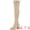 Gold, variant on DARING DIVA Women's Glitter Round Toe Chunky Heel Over the Knee High Boots Pink 9