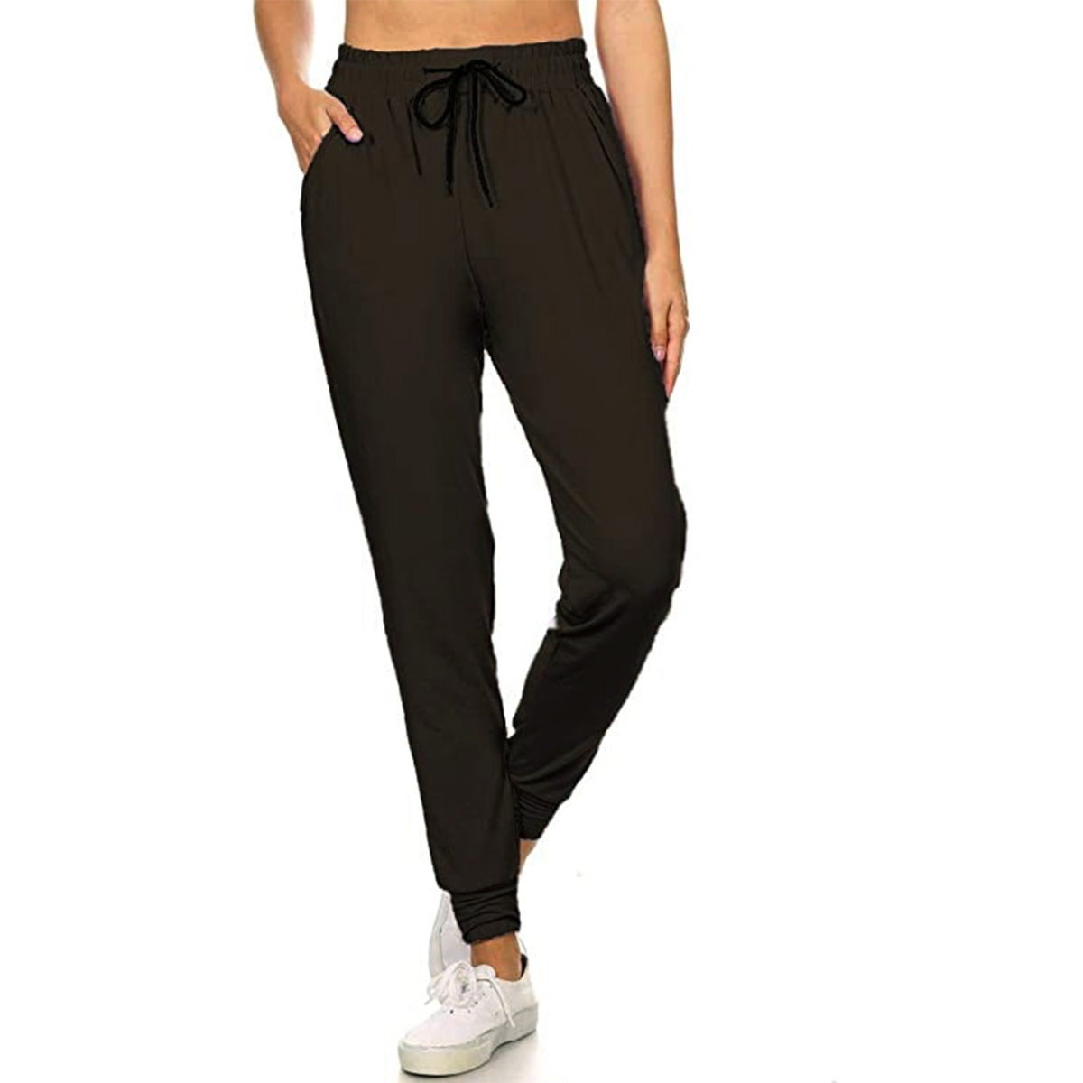 high waisted slim trousers