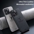 thumbnail image 4 of Luxury Leather Deer Head Phone Case For iPhone 15 14 Plus 13 12 Mini 11 Pro Max 7 8 6 6S Plus SE Shockproof Soft Silicone Cover, 4 of 5