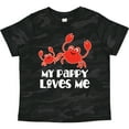 thumbnail image 3 of Inktastic My Pappy Loves Me Grandchild Beach Crab Boys Toddler T-Shirt, 3 of 5