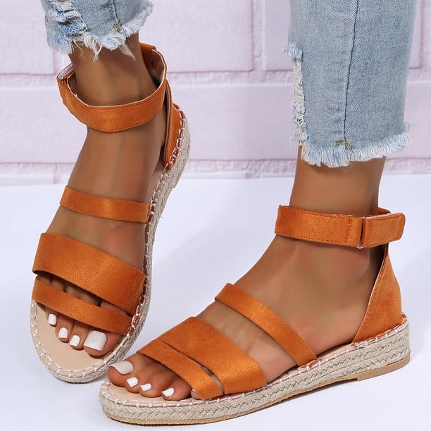 Sandalias de verano para mujer, sandalias informales para mujer, sandalias de playa romanas Wmkox8yii nm9646