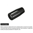 thumbnail image 4 of Revolving Handle Grip, M12x65mm Female Thread Phenolic Handle Tapered Handle Insert for Industry Lathe Milling, 4 of 6