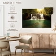 thumbnail image 5 of Elephant Stock Jamaica Ys Falls Wall Art - Horizontal Canvas Wall Art - Living Room Wall Decor - Wellness Canvas - Brown And Teal Decor - 45" x 30", 5 of 8