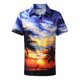 thumbnail image 3 of Camisa de playa de manga corta hawaiana para hombre, camisas informales con botones de verano estampadas Pompotops oipoqjl44765, 3 of 7