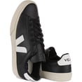 thumbnail image 4 of Tenis Veja Campo de piel en blanco y negro para mujer, 4 of 5