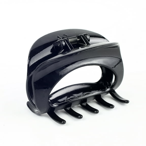 12 PC  Black Color Medium Claw Clip : the Ultimate in Hair Styling! Clips Girl Brand