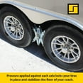 thumbnail image 5 of Stromberg Carlson JBP-T217.2 Tandem Axle T-Chock - RV Wheel Chock - Camper Wheel Chock Stabilizer Scissor - T-Chocks for RV - Fits Tires Spaced 2"-17" Apart (2-Pack), 5 of 6