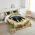 thumbnail image 3 of Homewish Boys Girls Jungle Safari Bear Bedding Comforter Set 2pcs,Retro Vintage Twin Comforter Sets Microfiber,Lodge Cabin Breathable Bedding Set,Breathable Home Decor,Reversible, 3 of 8