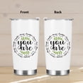thumbnail image 2 of Christian Gifts for Women Sister Tumbler, Inspirational Bible Verse Scripture Gifts Birthday Christmas, Faith Religious Coffee Mug Stainless Steel Vacuum Insulated Double Wall Travel Cup with Lid，20oz, 2 of 6