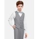 thumbnail image 3 of Chaleco Amazingkitty para niños, gris claro, talla 2, formal, 6 piezas, 3 of 8