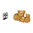 thumbnail image 1 of Servilletero de hierro con forma de de perro, dispensador de pañuelos con figurita de cerdito de la , ideal para cafeterías, picnics y ho, 1 of 8