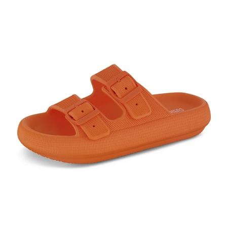 

Cushionaire Women s Fame recovery cloud slide with +Comfort