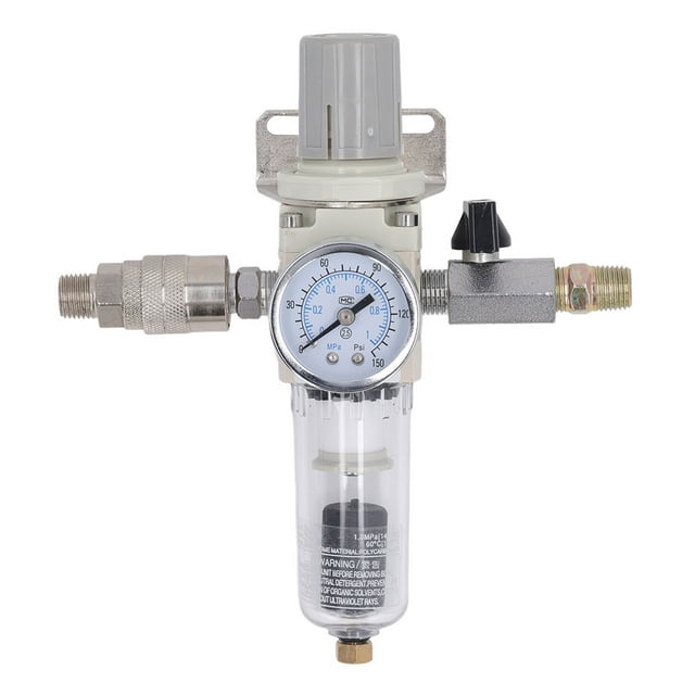 Filtro De Humedad Del Compresor, Filtro De Agua Y Aceite De Contacto Rápido Ajustable Con Calibre De 150 PSI Para Herramientas