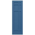 thumbnail image 5 of Ekena Millwork 18"W x 55"H True Fit PVC San Juan Capistrano Mission Style Fixed Mount Shutters, Sojourn Blue (Per Pair - Hardware Not Included), 5 of 9