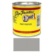 1/2 Pint 1 Shot MEDIUM GRAY Paint Lettering Enamel Pinstriping & Graphic Art