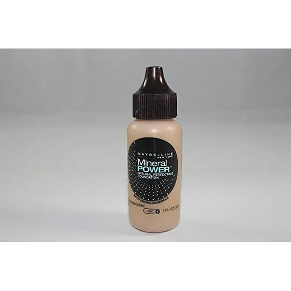 Maybelline Mineral Power Natural Perfecting Foundation, Nude 1 fl oz (30 ml)