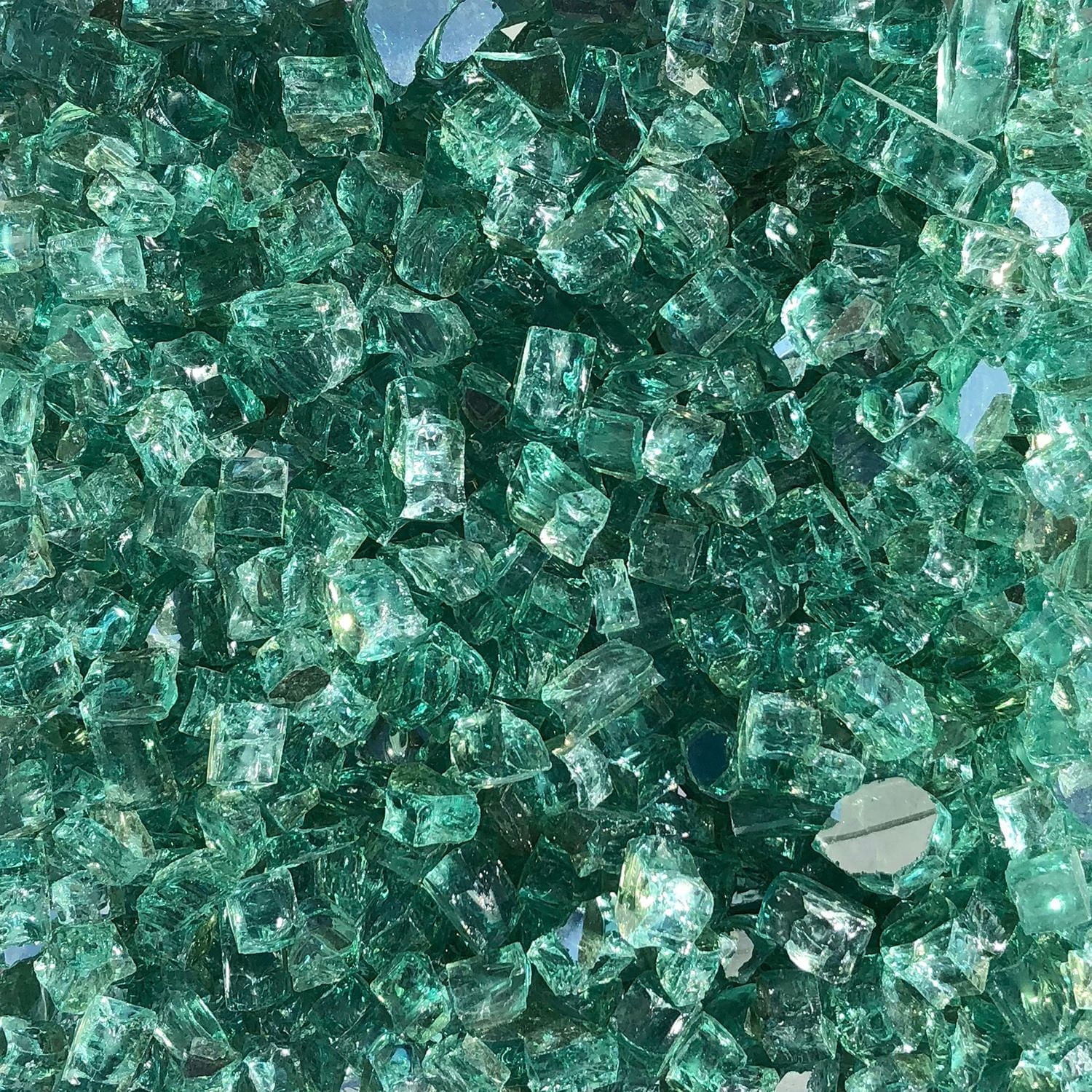 Paramount "luminous Sea Green" Reflective Fireglass - 40 Lbs
