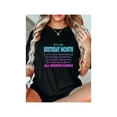 thumbnail image 1 of [Funny Birthday T-Shirt] Humorous Birthday 'it's My Birthday Month' T-Shirt for Women | Casual Crew Neck, Machine Washable, Perfect Gift | Funny Birthday Design, Birthday Shirt, 1 of 6