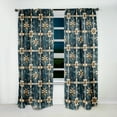 thumbnail image 5 of Designart "Gilded Floral Grandeur Victorian Style" Geometric Curtain Panels, 5 of 6