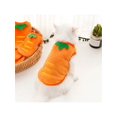 thumbnail image 2 of 1pc Orange Carrot Winter Pet Clothes For Dogs And Cats, Comfortable, Skin-Friendly, Suitable For Teddy, Beagle, Corgi, Pomeranian, Etc., 2 of 5
