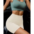 thumbnail image 4 of 3 Piece for Women Yoga Shorts Ribbed Seamless Workout High Waist Shorts Gym Leggings, 4 of 5