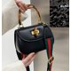 thumbnail image 4 of LHSHID Women Trendy Saddle Bag Special Retro Handle Bags Color Strap Shoulder Bag, 4 of 6