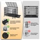 thumbnail image 3 of Yeshouse Jaula para perros a prueba de fugas, de metal resistente, con 3 puertas y bandeja extraíble, y ruedas con bloqueo para perros grandes y medianos con alta ansiedad, 3 of 8