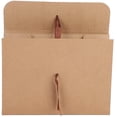 thumbnail image 4 of Caja de sobres Kraft con cinta, rectángulo texturizado de cartón de Color sólido, 10 Uds., 4 of 5