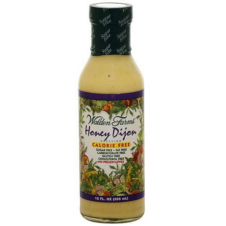 Walden Farms Honey Dijon Dressing, 12 oz (Pack of 6)