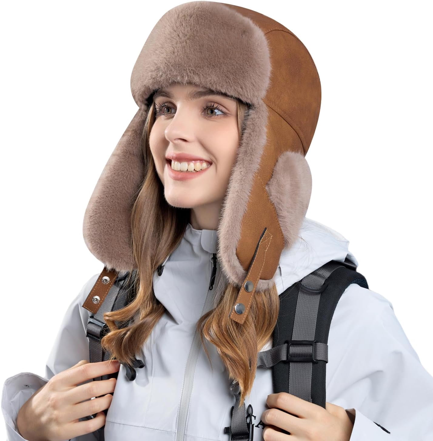 Chapka Russe Ushanka Coton Hiver Chapeau De Trappeur Aviateur Épais Chaud Bonnet Russe Et Cache-oreilles 2 En 1 Toque Russe En Fourrure Chapka Russe Ushanka Coton Hiver Chapeau De Trappeur Aviateur Épais Chaud Bonnet Russe Et Cache-oreilles 2 En 1 Toque Russe En Fourrure