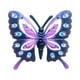 thumbnail image 1 of Colgante decorativo de corteza de mariposa de jardín - Púrpura, 1 of 3