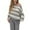 Grey #808, variant on Bovemsi Sweaters for Women Cozy Trendy Crewneck Long Sleeve Color Block Sweater Tops Fall 2024 Chunky Cable Knit Pullover Fall Sweaters